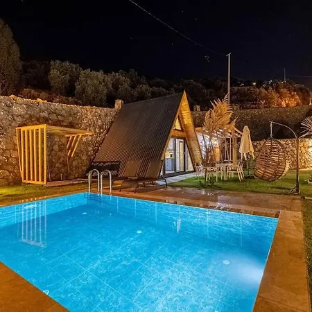 Sleeps 4 Bungalow With Nature View With Private Pool - Awz 267 别墅 费特希耶